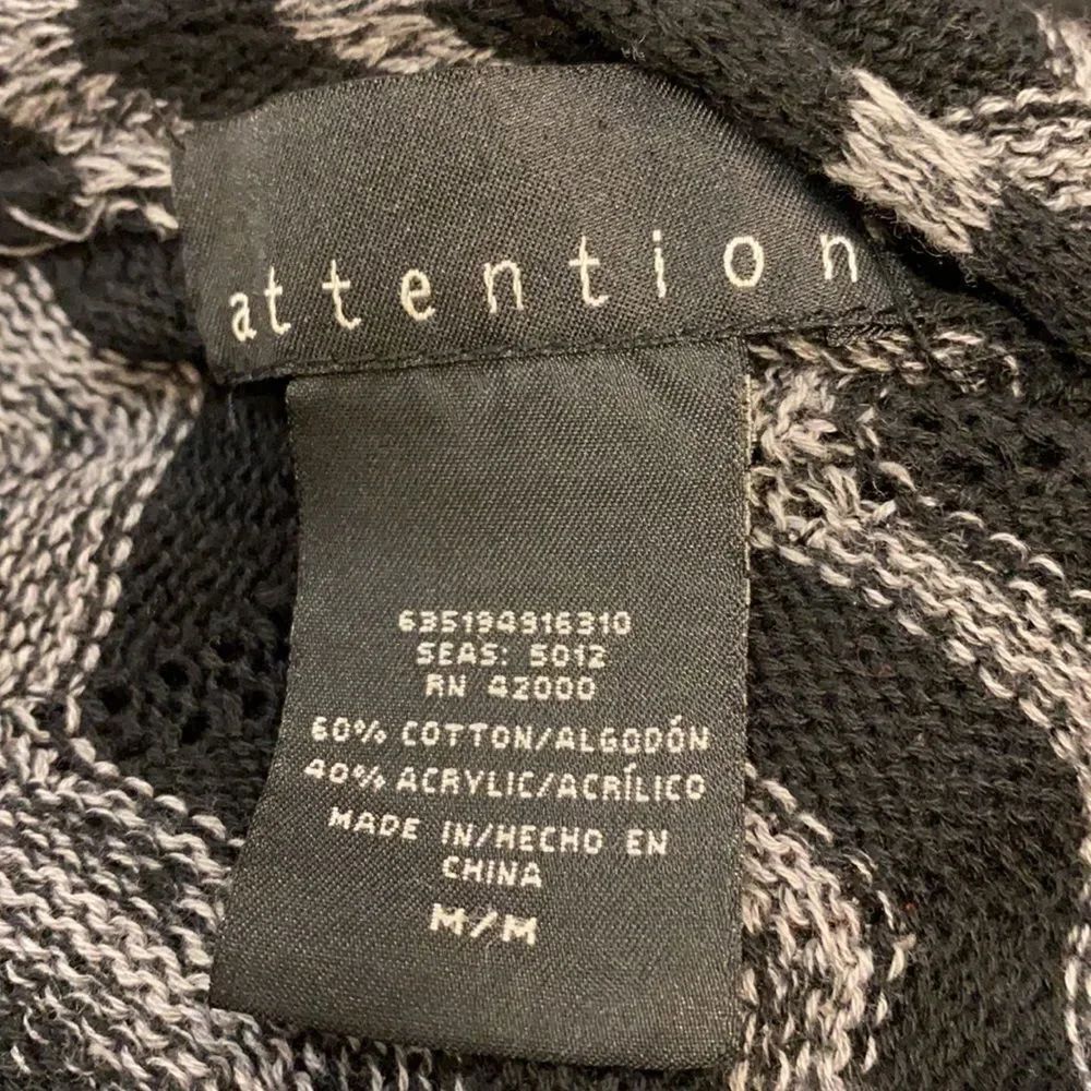 Attention Open Cardigan sz. M - Picture 3 of 3